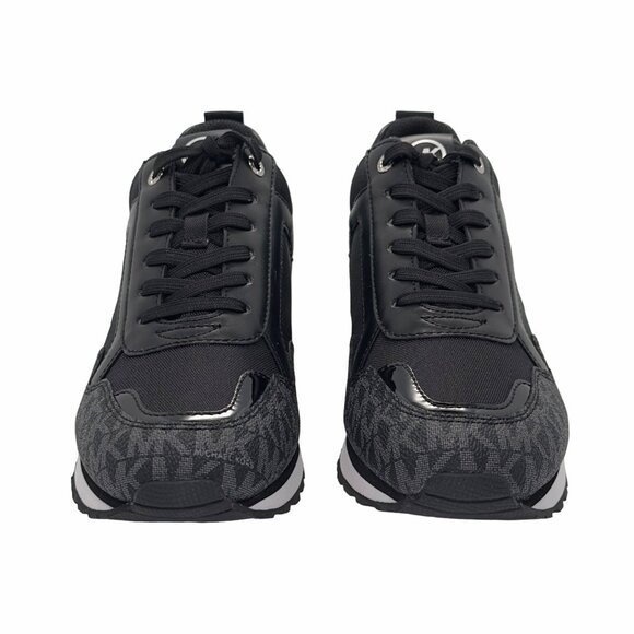 ✨MICHAEL KORS Wilma Trainer sz 9.5 Women Shoes Casual Sneakers Black 49S1WIFS1D✨ - Picture 5 of 10